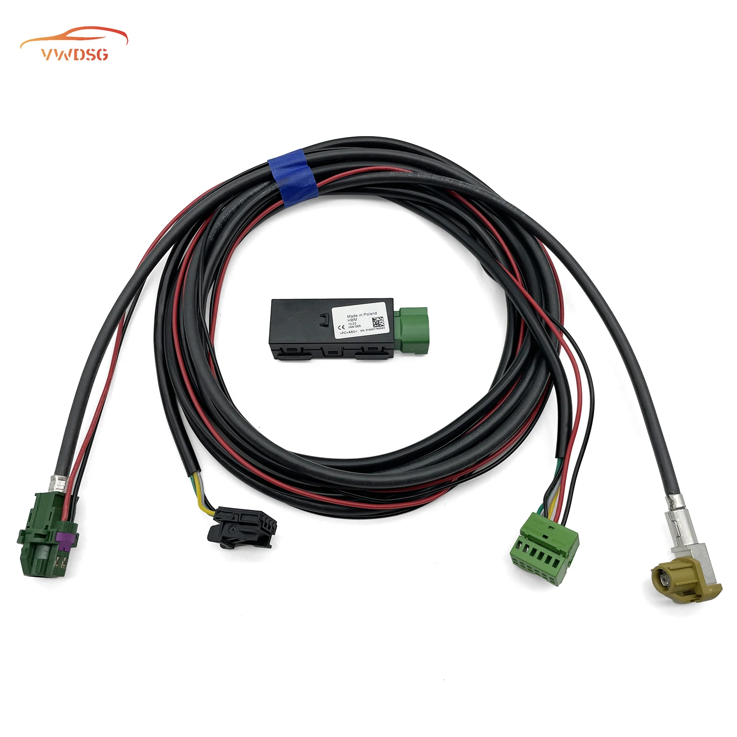 

Устройство воспроизведения мультимедиа, USB AUX-переключатель MIB2 MDI, USB-адаптер AMI, розетка для VW Golf 7 MK7 VII для Passat B8