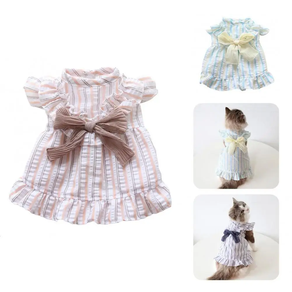 

Точная Детализация, 3 цвета, костюм для домашнего питомца в полоску без складок