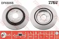 

Df6505 s rear brake disc for RANGE IV SPORT