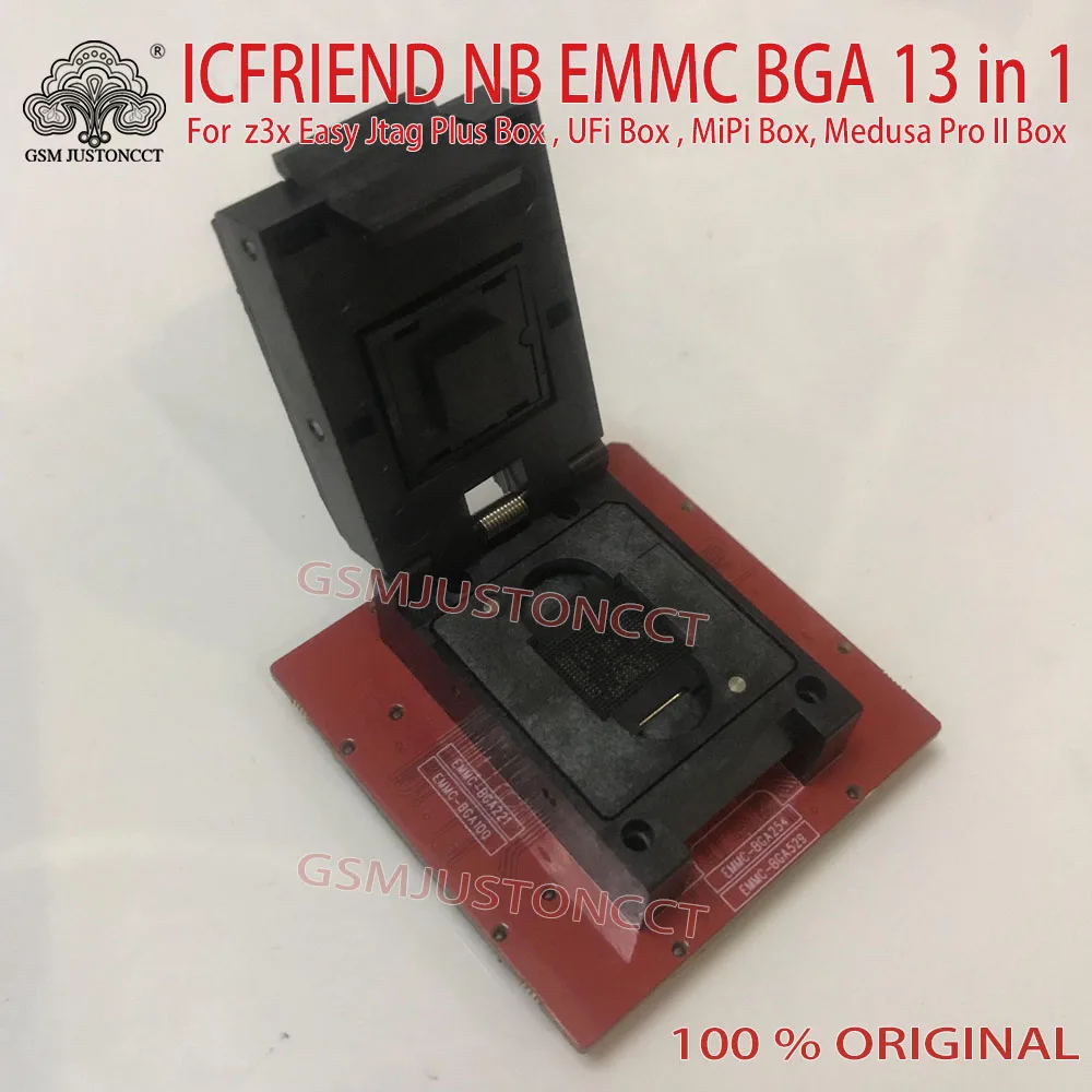 Микросхема ICFRIEND NB E-MATE EMMC BGA 13 в 1 с z3x легкий Jtag Plus Box UFi MiPi Medusa Pro II |