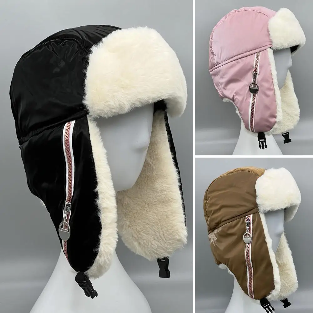 

Шикарная зимняя шапка, мягкая удобная зимняя шапка Lei Feng с защитой от холода для защиты ушей, универсальная женская шапка для катания на лыжах