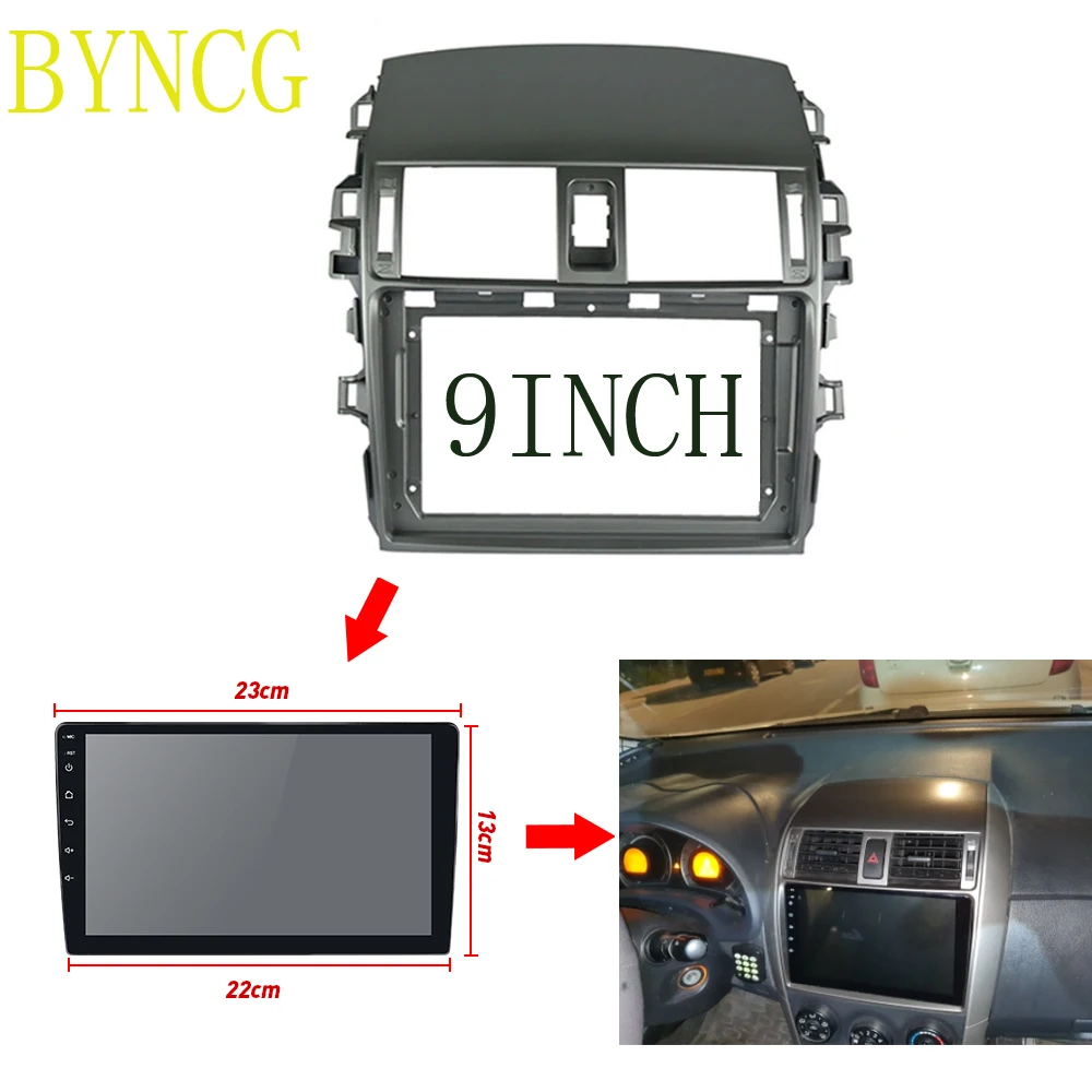 

Автомагнитола BYNCG для Toyota Corolla 2009-2013, 9 дюймов, 2Din
