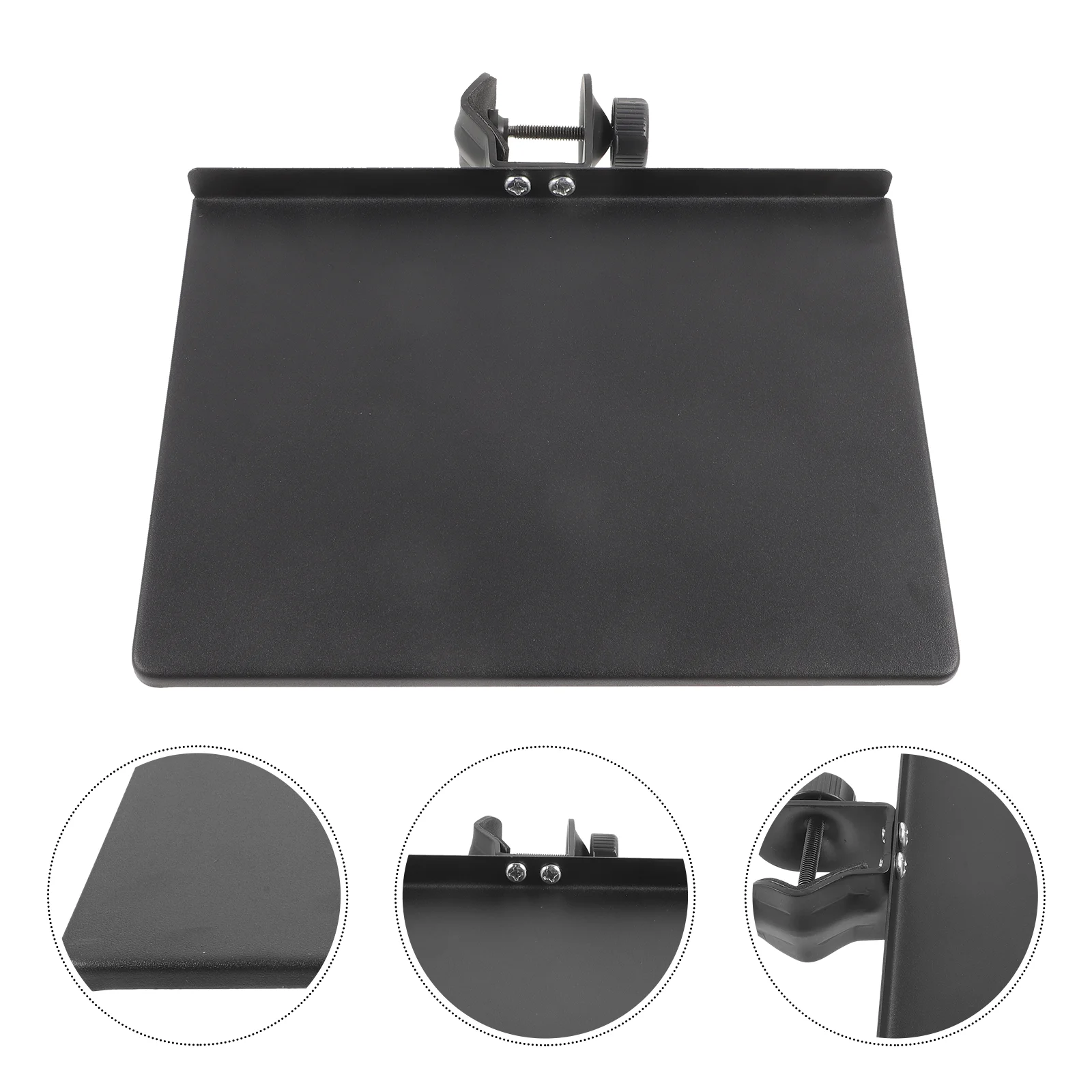 

Microphone Rack Stand Microphone Stand Shelf Clamp On Rack Live Broadcast Shelf