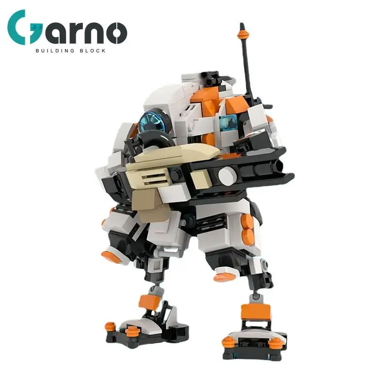 

Garno Moc Titanfall 2 Game Series Mecha Robot Building Block Assembled Model Military Mecha Weapon Robot Brick Toy Children Gift