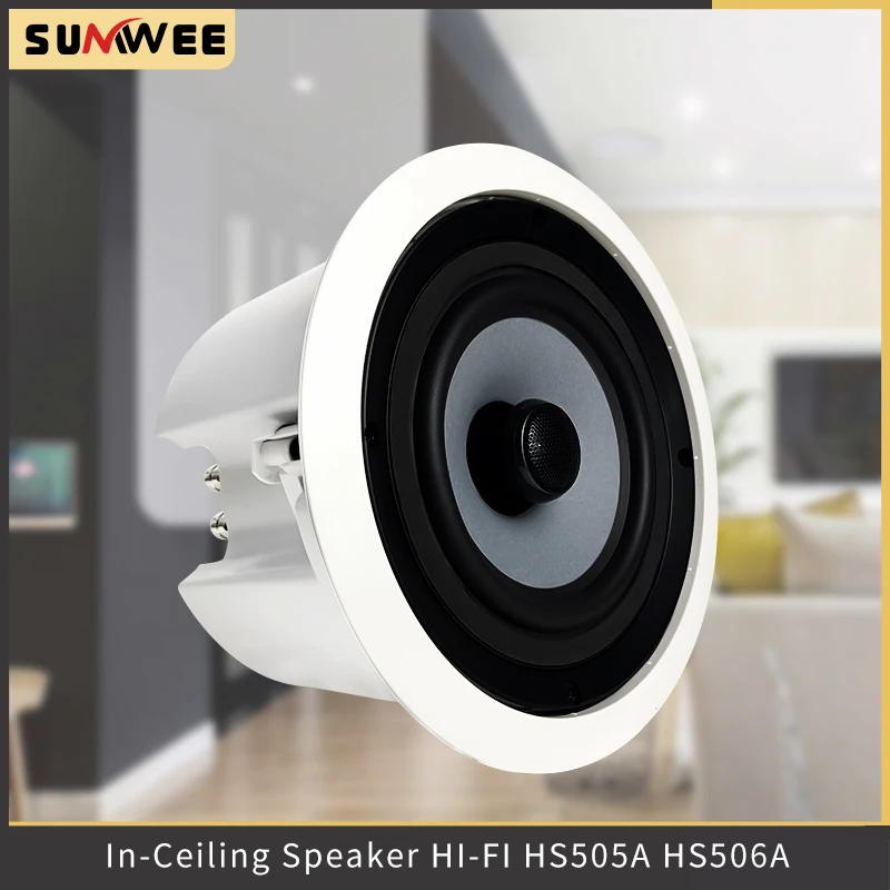 Coaxial Bass Ceiling Speakers 8ohm 70W  Wall Mounted Roof Speakers Home Theater Background Music Playing System