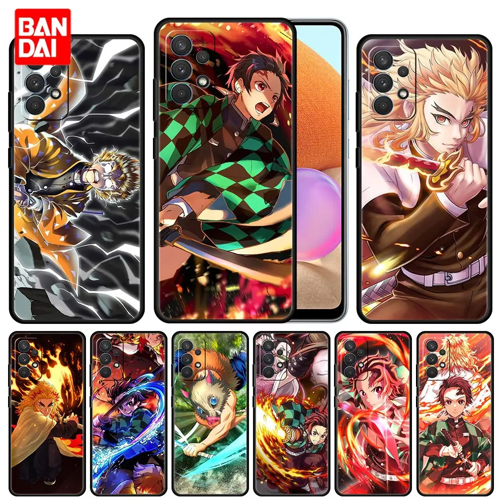 

Cover Case for Samsung Galaxy A51 A52 A03 A13 A31 A32 A50 A70 A71 Note 20 Ultra 5G Full Japan Style Anime Cartoon Demon Blade