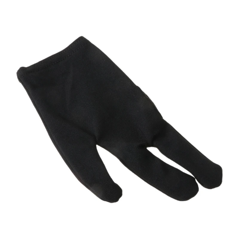 

1pc Black Cue Billiard Pool Shooters 3 Fingers Gloves NEW