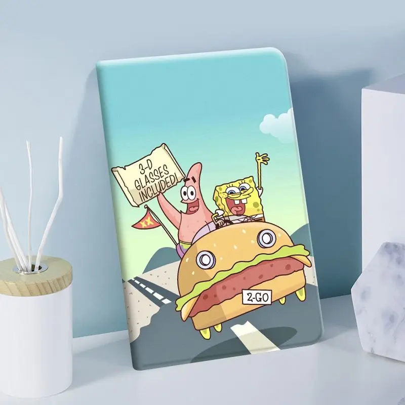 

Bandai SpongeBob for iPad Case 2020/2019 11" 10.2" Cartoon Print Funda Cover for iPad Air3 Pro Mini Magnetic Protective Capa