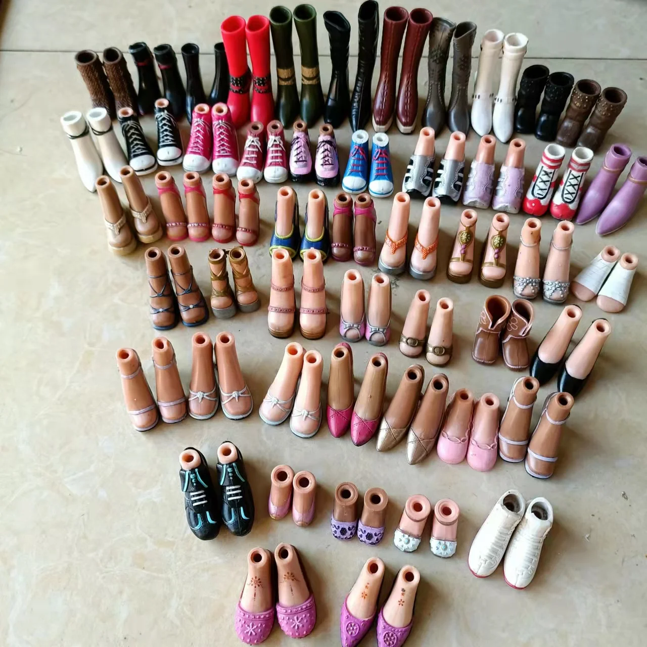 Кроссовки на высоком каблуке обувь только для кукол пластиковая подарок девочки