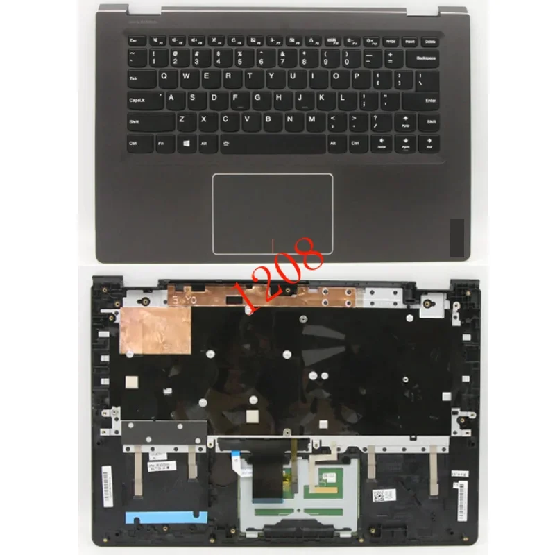 Новинка для Lenovo IdeaPad Yoga 510-14isk AST Ibb ноутбук upper_case C 80s7 BL BK W/KB US 5cb0l66081 WT spa 5cb0l67200