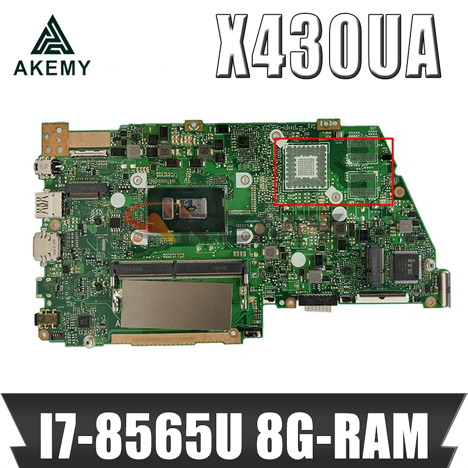 

Материнская плата X430UA Материнская плата ASUS A430U S4300U X430UA X430U для ноутбука, материнская плата с 8G оперативной памяти