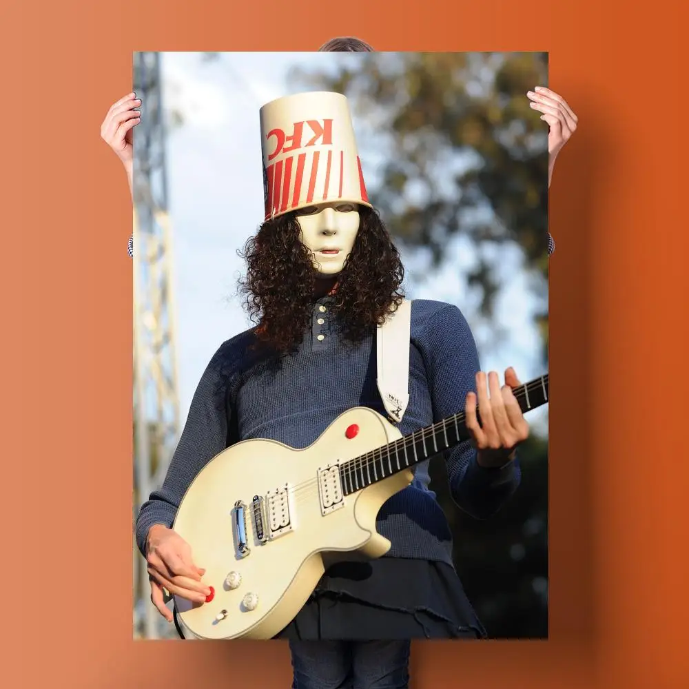 Украшение для гитариста buckethead художественный плакат настенный