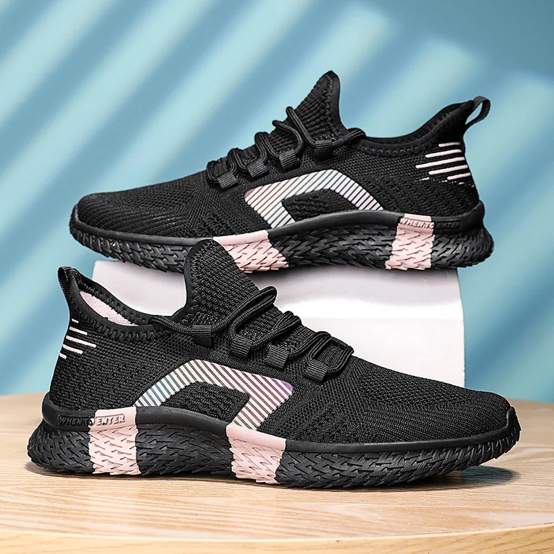 Women Running Shoes Fashion Casual Sneakers Air Mesh Lace Up Sport Shoes Comfortable Breathable Zapatillas Mujer Tennies shoes