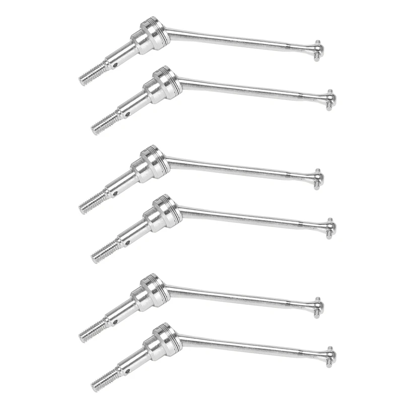 

6Pcs Metal Front Drive Shaft CVD 0090 For Wltoys 12428 12423 1/12 RC Car Crawler Short Course Truck Upgrade Parts