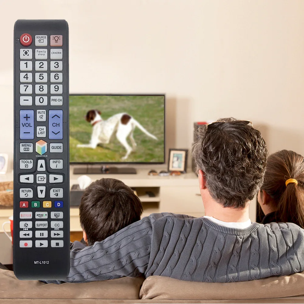 

Black ABS Replacement MT-L1012 for Samsung Smart TV Remote Control