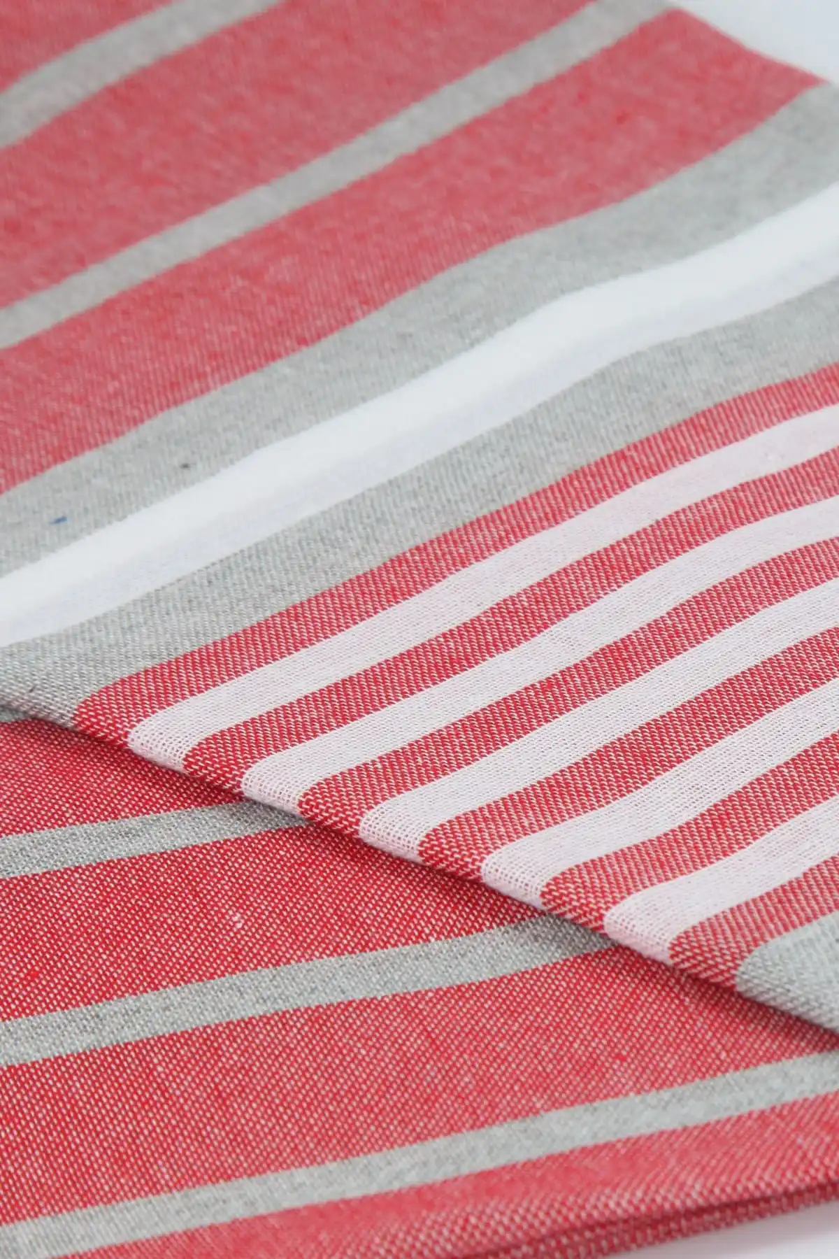 

Beach Towel Loincloth Alesta Red-Gray Soft Textured Water Absorbing Quick Dry