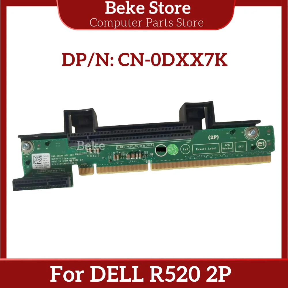 Beke Новинка для DELL POWEREDGE сервер R520 переходная плата 1 для двух процессоров 2P DXX7K 0DXX7K Быстрая доставка