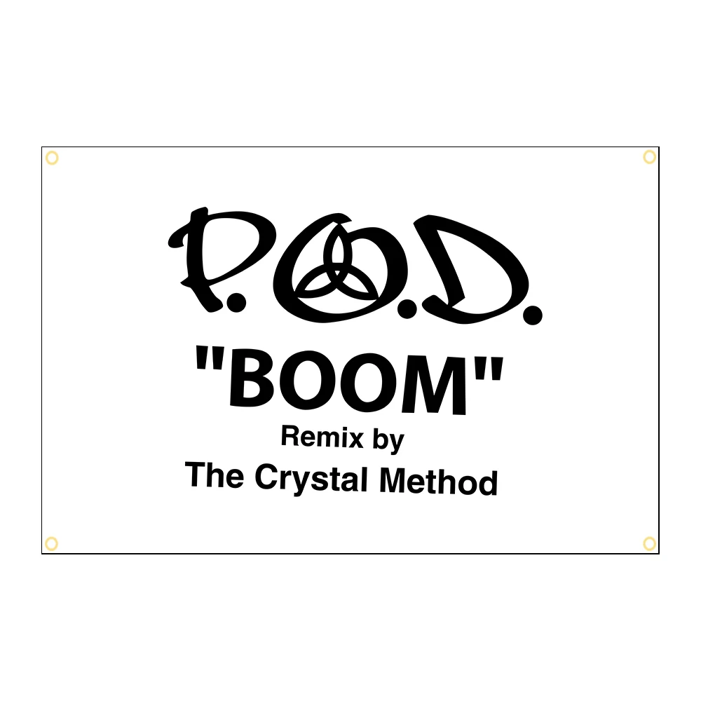 3jflag 90x150 см P.O.D. Бум музыка искусственный металл поп-Ainger Rock украшение интерьера