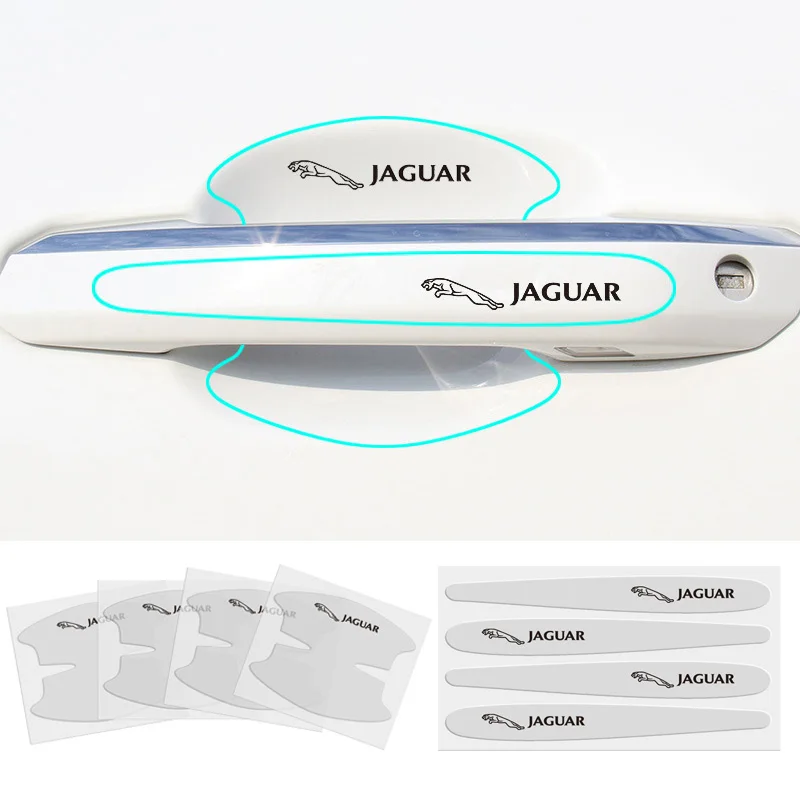 

Прозрачные наклейки на дверные ручки автомобиля Jaguar XF XFL XJ XJL XE XEL XK XKR XJ6 XJ-S I Pace Fpace Epace S-Type 2000 X-Type