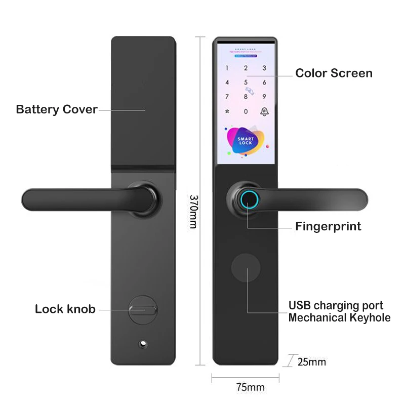 Умный дверной замок TTlock с сенсорным экраном