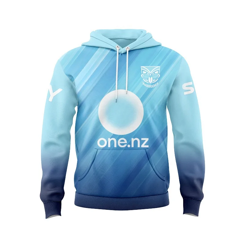 HOODIE 2024 NEW ZEALAND WARRIORS MENS REPLICA PRE SEASON JERSEY
