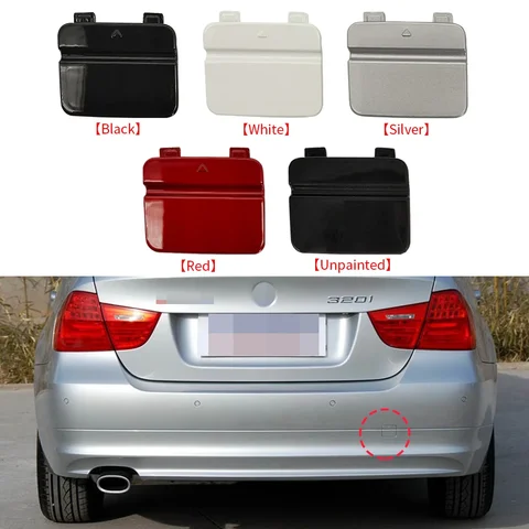 Для E90 E91 LCI задний бампер автомобиля, буксировочный крюк, крышка, аксессуары для BMW 3 серии 318 320 328 335 2009-2011 51127202673