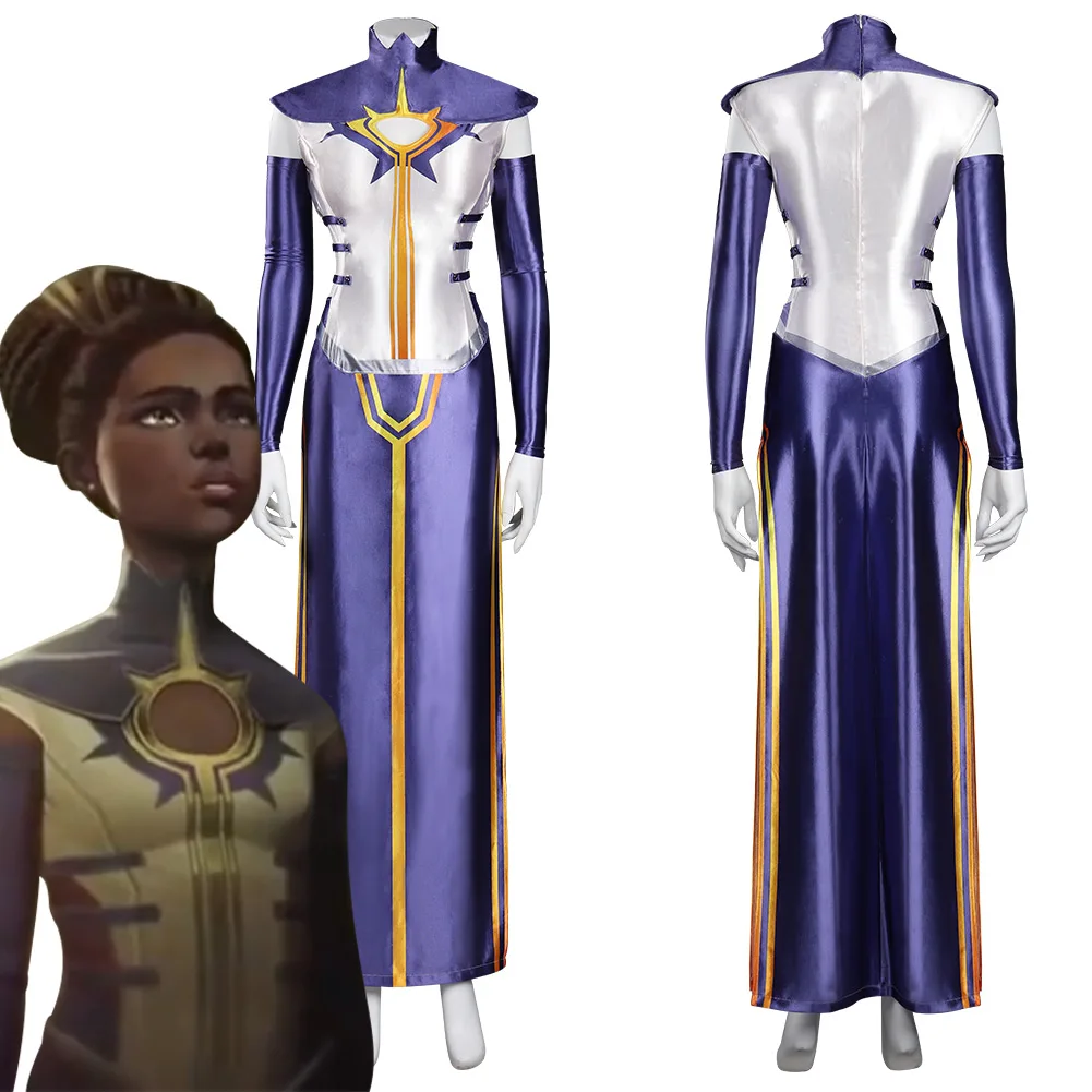 

Arcane: LOL Mel Juvenile Cosplay Costume Outfits Halloween Carnival Suit