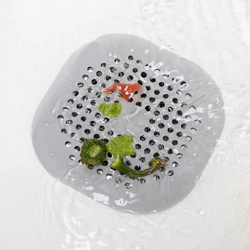 

Силиконовый Фильтр для раковины, фильтр для воды в кухню, ванную комнату, аксессуары для дома, уловитель волос, стопор