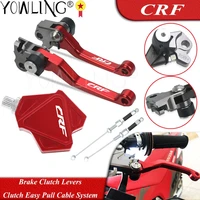 dirt bike brake clutch levers stunt clutch easy pull cable system set for honda crf250r crf450r crf250x crf450x crf 250 450 r x
