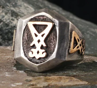 

Silver 925k Mens Devil Model Ring,Handmade Mens Ring,Jewelry Gift For Mens, Aging Style