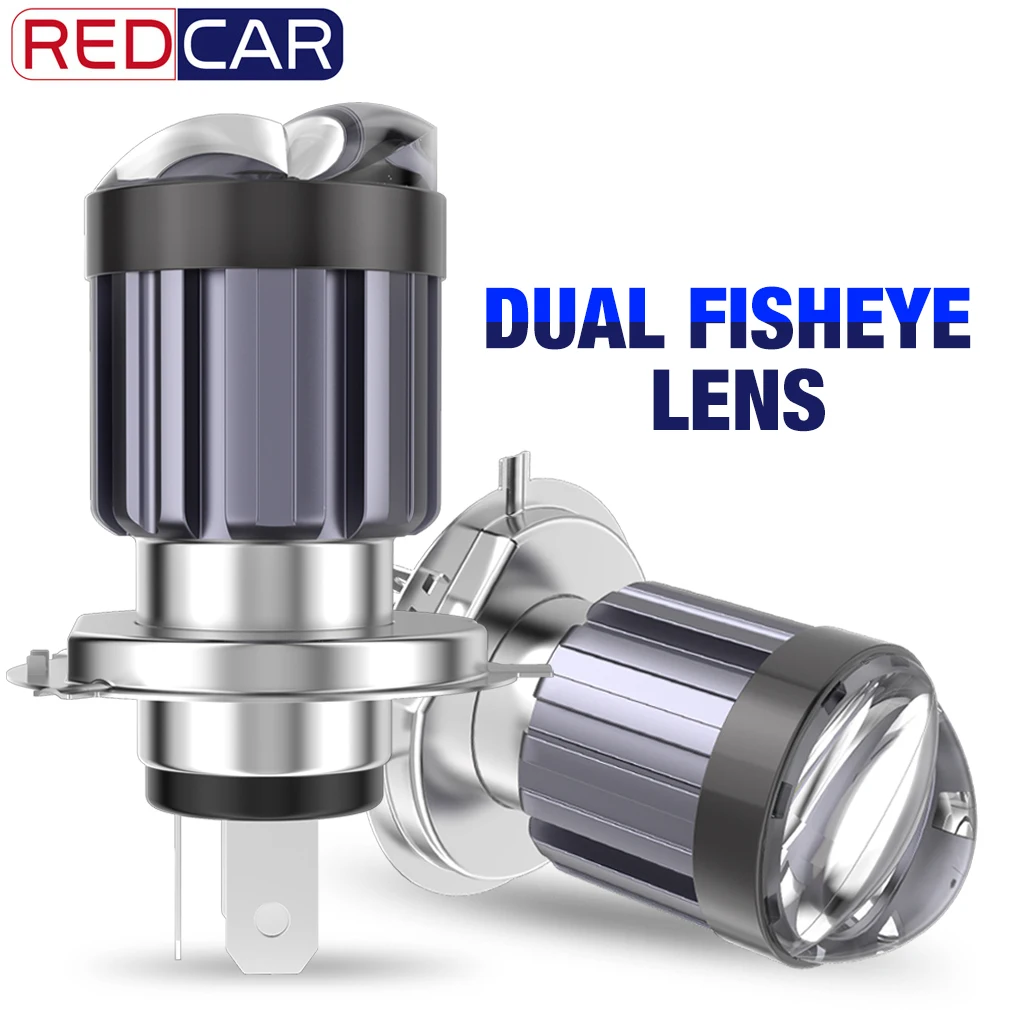 Светодиодная лампа для мотоциклетных фар, лм, BA20D H6 H4