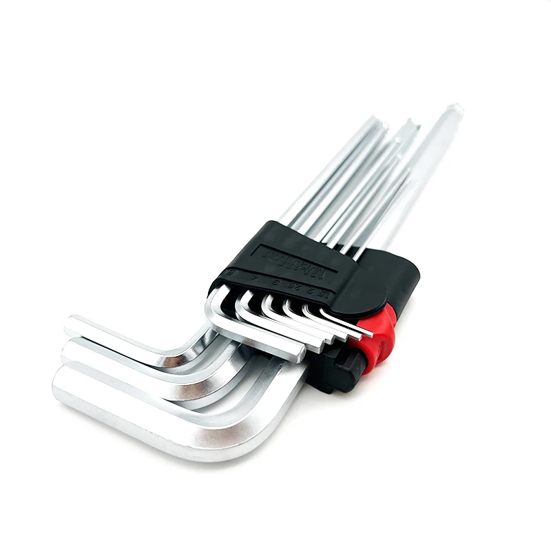 Tragbare profession elle neun Größen von Inbus schlüssels ätzen Sechs kant schlüssel 1,5mm 2mm 2,5mm 3mm 4mm 5mm 6mm 8mm 10mm – Detail 3