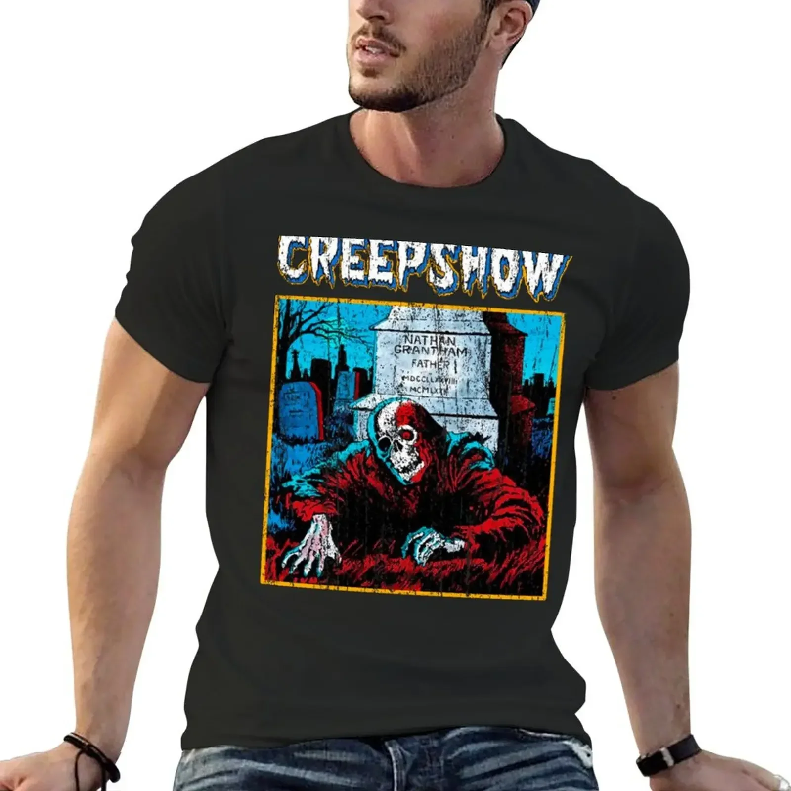 Классическая футболка Creepshow винтажные футболки персонализированные для мужчин