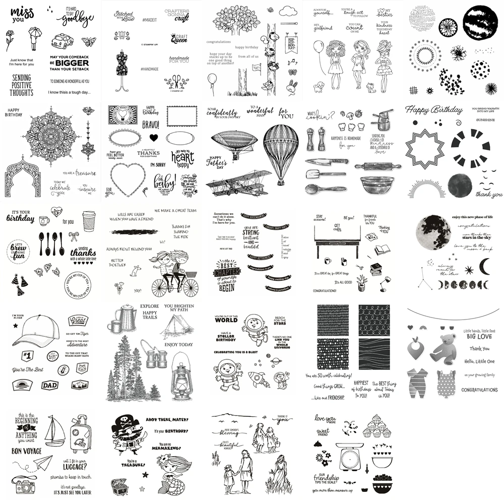 

Pretty Girl Cutting Dies for New 2021 Scrapbooking Paper Making Space Moon Clear Stamps Embossing Frame Craft
