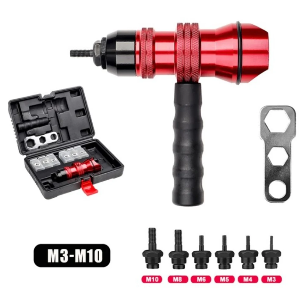 

High Quality Power Tools Accessories Rivet Nut Nut Riveter High Carbon Steel Insertion Riveter Tool M10 M3 M4 M5