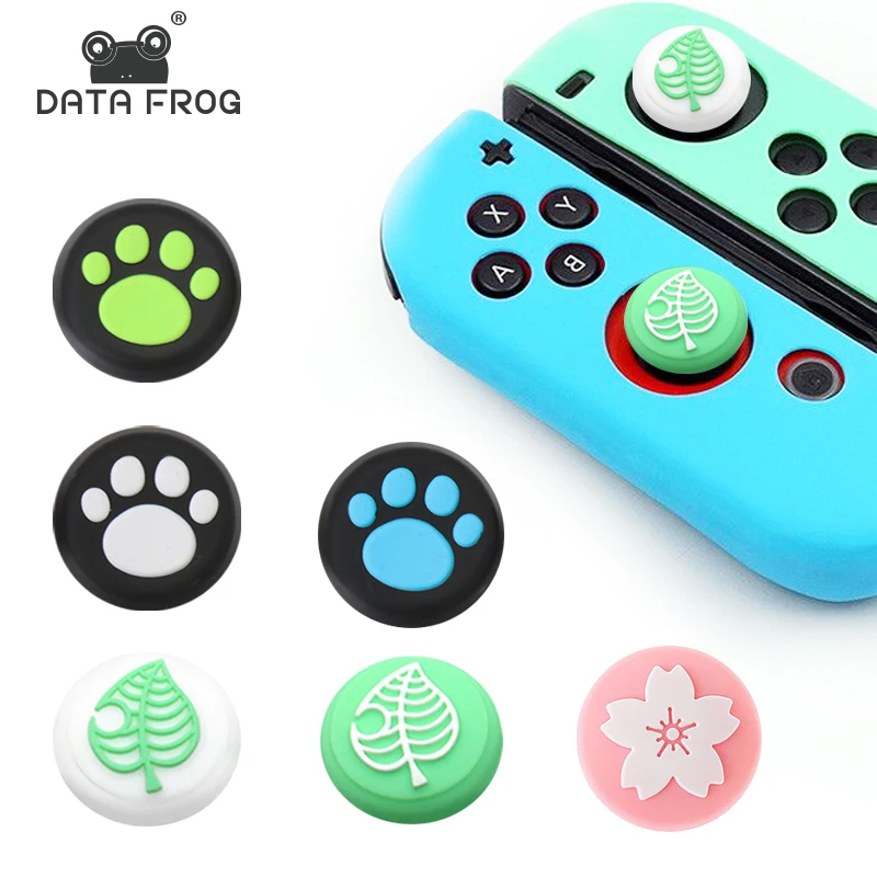 

2 шт., силиконовые колпачки для стиков Nintendo Switch, совместимы с Nintendo Switch Lite