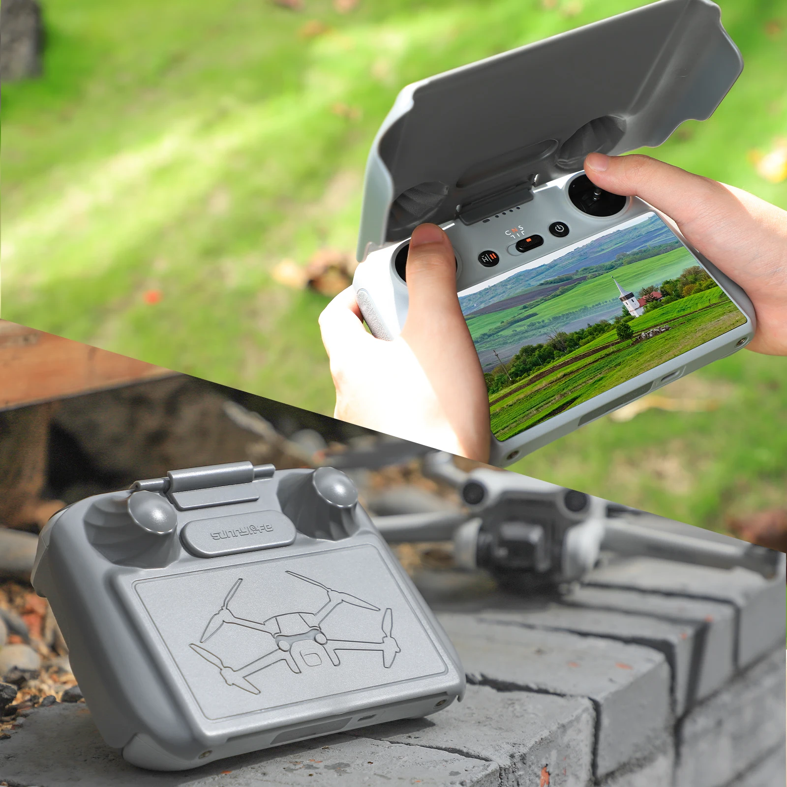 

2 в 1, Защитный колпачок для экрана DJI RC Mini 3 Pro