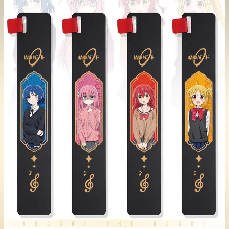 

Anime BOCCHI THE ROCK! Hitori Gotoh Ijichi Nijika Yamada Ryo Kita Ikuyo Creative Metal Bookmark Ruler Pendant Present Gift 1