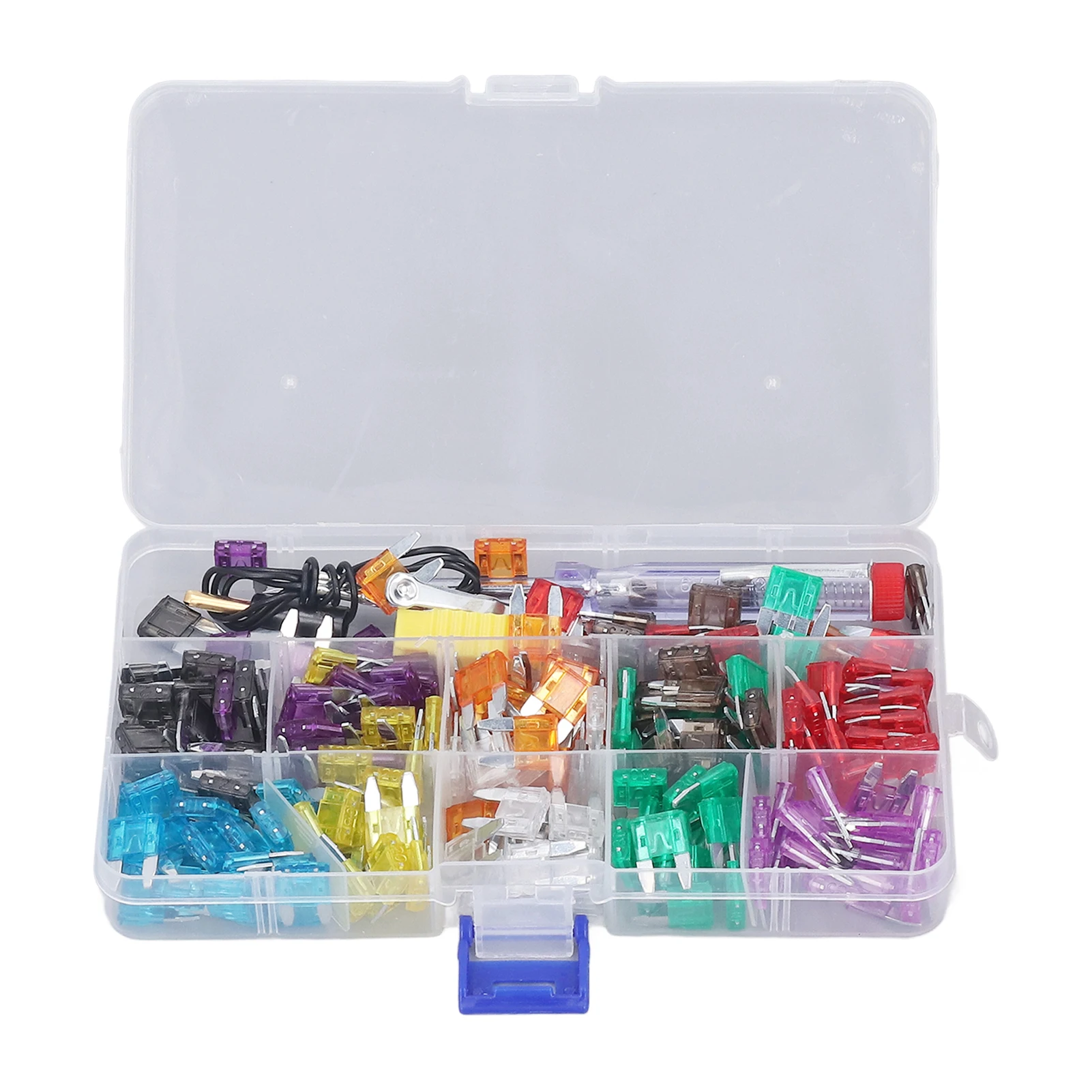 

Набор из пластиковой оболочки с быстрым откликом, автомобильный ассортимент с тестовым пером для грузовиков, 2A, 3A, 5A, 7.5A, 10A, 15A, 20A, 25A, 30A, 35A