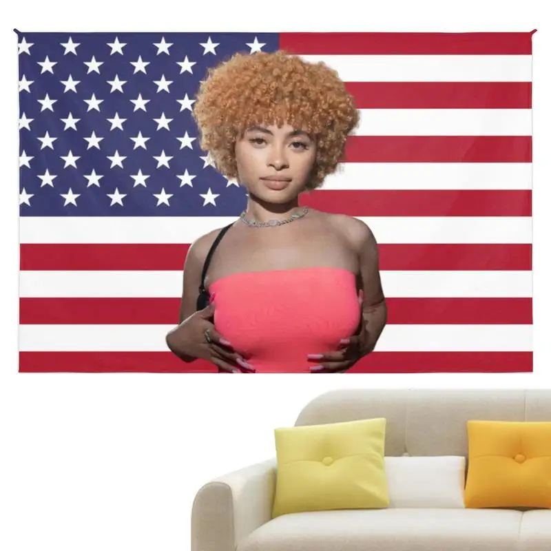 

Wall Hanging Flag Weather Resistant Funny Flags Backdrop Poster Fashion Art Home Decor For Bedroom Living Room Dorm Party