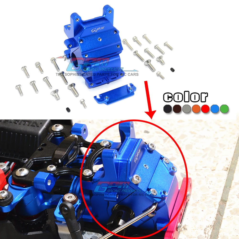Металлическая передняя/задняя крышка коробки передач GPM ARRMA 1/7 FIRETEAM, Безлимитный MOJAVE 1/8 KRATON OUTCAS EXB 6S, корпус Diff AR310854