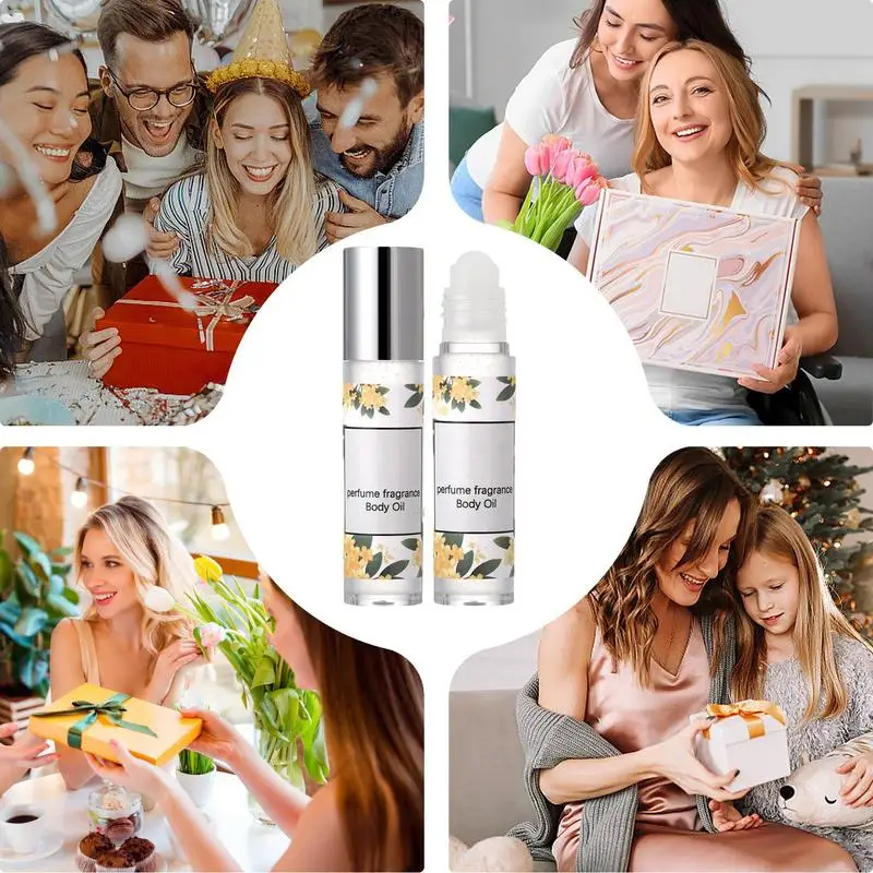 Духи с розовым цветочным принтом мужские духи в рулонах масло аромат женское для