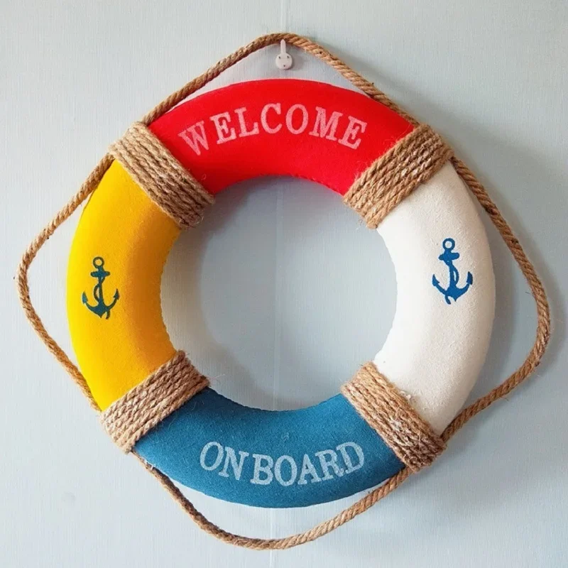 

Текстильный морской спасательный круг "Добро пожаловать на борт"