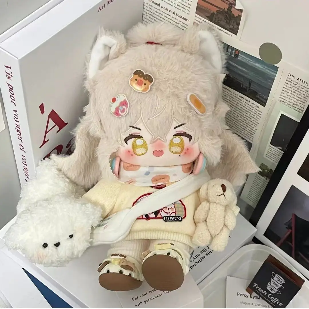 

Плюшевая кукла 20 см Honkai: Star Rail jing yuan из аниме, хлопковая кукла для косплея, Мультяшные нарядные куклы, монстр, плюшевый подарок на Рождество