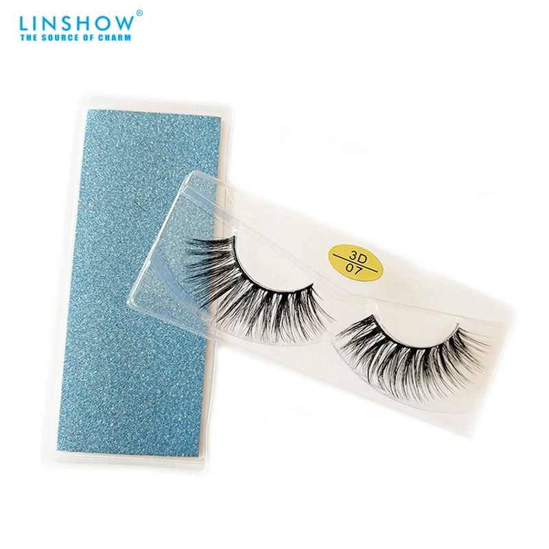 

LinShow 1 pair cross mink eyelashes soft real 3d lashes maquiagem false eyelashes dramatic wispy lashes makeup cilios faux cils
