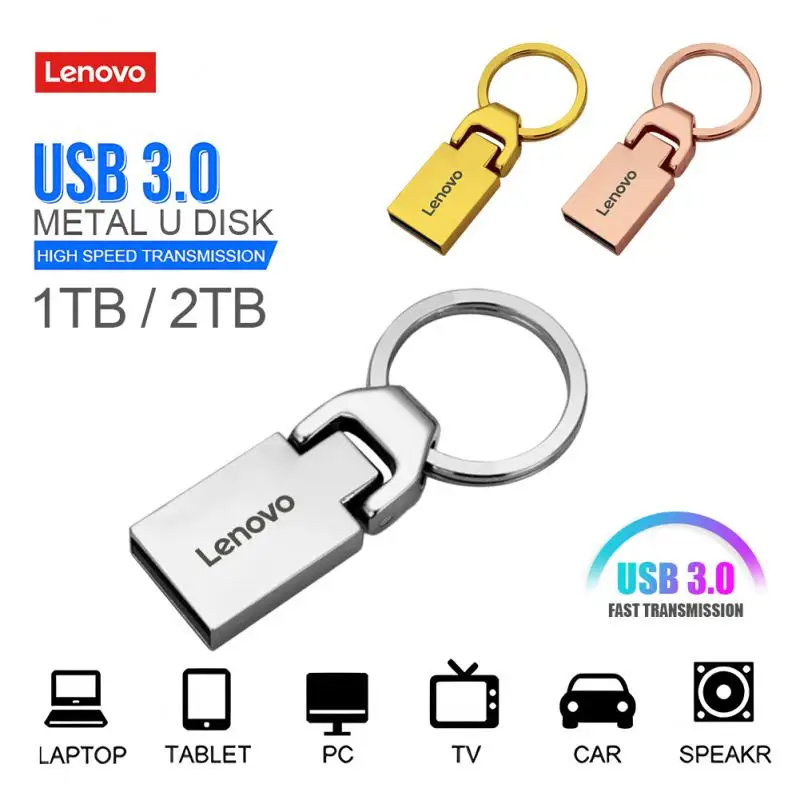 

Lenovo 2TB USB 3.0 Pen Drive Waterproof Pendrive Cle USB Flash Drive High Speed Memoria 512GB Computer Accessories Wedding Gifts