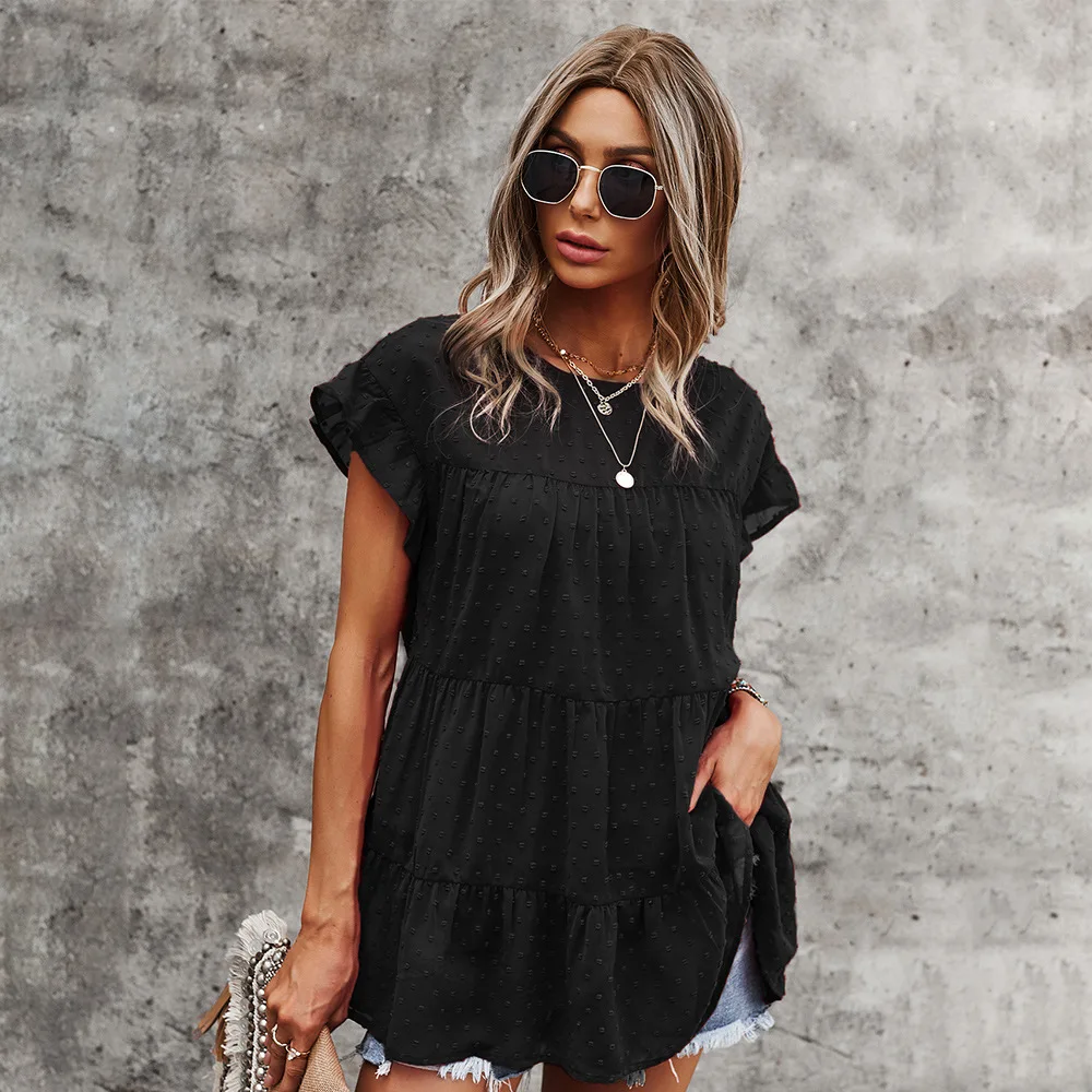 

Women's Top 2021 Summer Short Sleeve Loose T-Shirt GRAY22