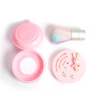 oil control absorbent loose powder set box delicate non makeup powder with brush puff cosmetic makeup free shipping