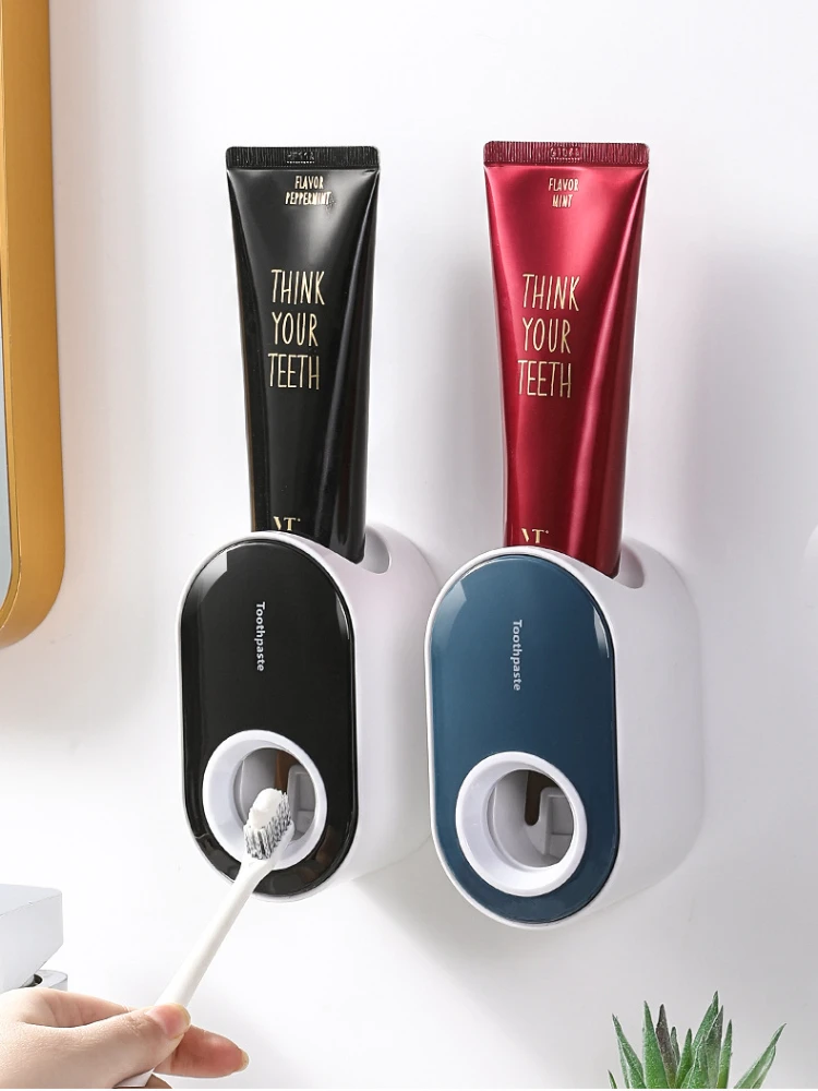 

Automatic Toothpaste Dispenser Squeezer Bathroom Accesorios Para Baño Waterproof Moisture-proof Self-adhesive Home