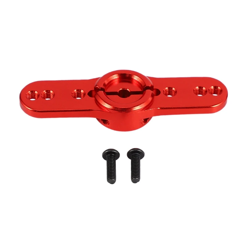 Metal 15T Servo Horn 15 Tooth Steering Servo Arm for 1/5 RC Climbing Car Gasoline / Electricity Red